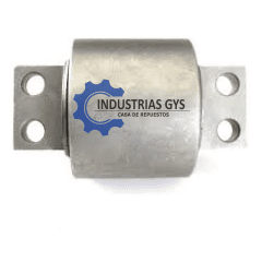 SOPORTE DE TEMPLADOR VOLVO DOBLE CORONA 4 HUECOS (F FH FM) 1598588 // 3159435 // SRK0065 // SAMPA 030.039 // SOPORTE DE TEMPLADOR H // SOPORTE CON BUJE // SOPORTE DE BARRA TENSORA // SOPORTE DE GOMA DE TORSION // VOLVO FH12 FH16 // VOLVO SERIES B // VOLVO FM7 FM10 FM12 // VOLVO F10 F12 FL6 // VOLVO FL10 FL12 // VOLVO FE7 FE6 FM9 // VOLVO NL12 NL10 NH F16 // VOLVO N10 N12 // SOPORTE IMPORTADO UR PARTS // PRODUCTO BRASILERO